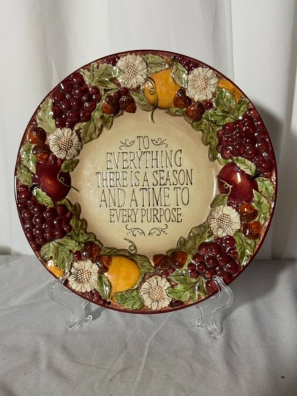 Autumn Decorative Ceramic Plate